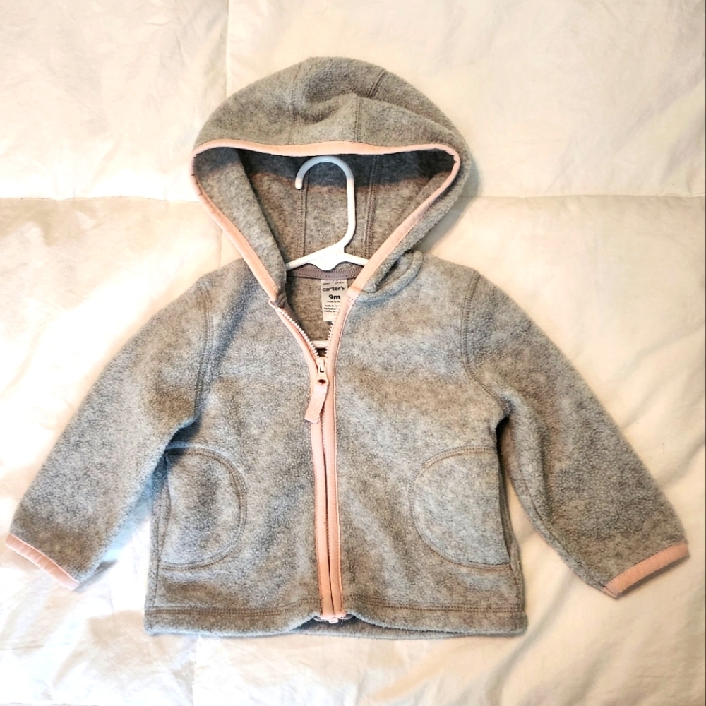 Carters Zip-Up Fleece Hoodie